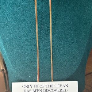 Oshena designer beachwear silky herringbone Gold layering‎ Necklace NEW release!